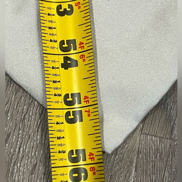 NWT Piatelli Made in Italy 100% Silk Black Tie Formal Silver Tux Designer Lux - Picture 8 of 9